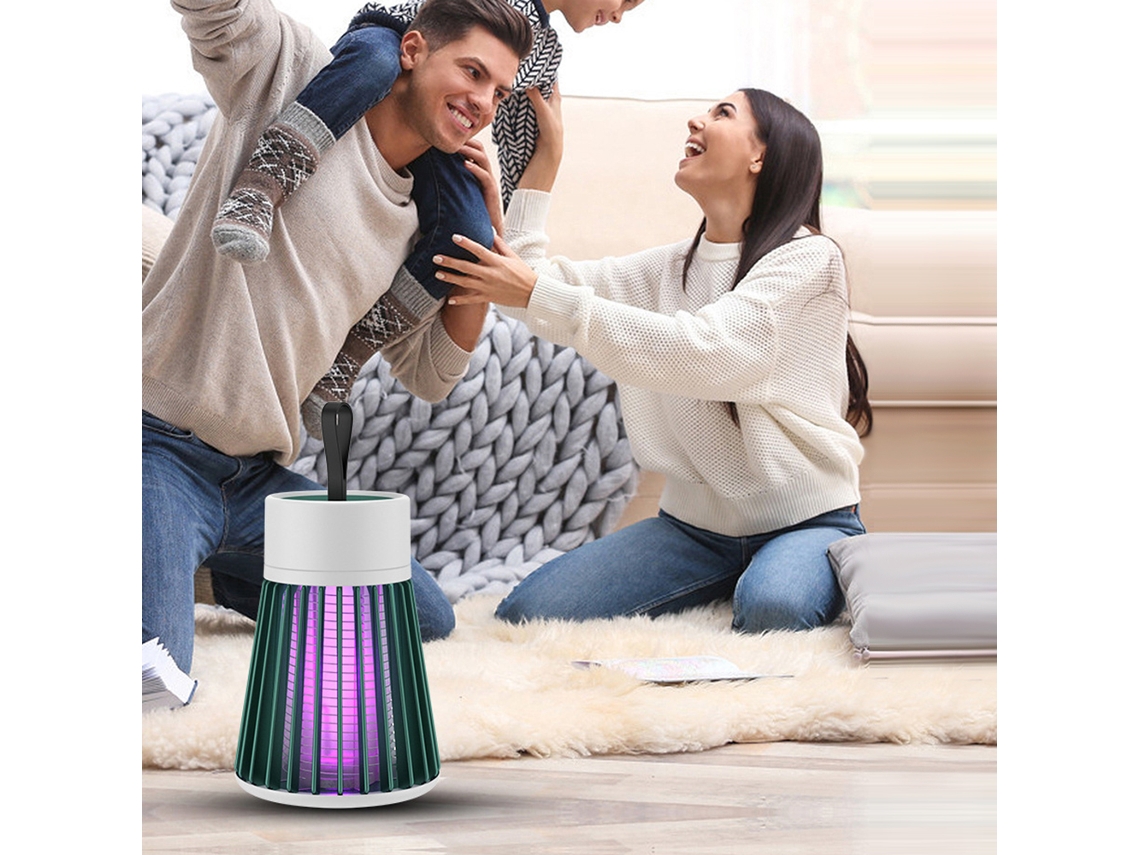 Lámpara Antimosquitos Portátil Usb, Trampa Eléctrica Sin Químicos Para El Hogar, Dormitorio Y Camping.
