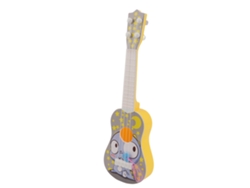 Ukelele De Juguete Para Niños Con 4 Cuerdas Ajustables, Diseño Musical De Dibujos Animados, Color Amarillo.