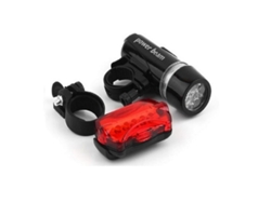 Luz LED de bicicleta Klack, Delantera y Trasera, Blanca y Roja