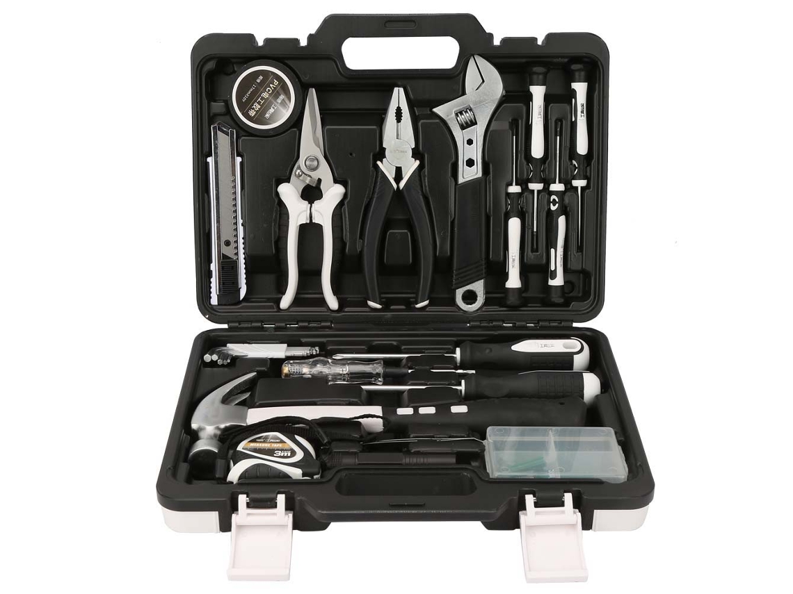 Kit de herramientas de bricolaje para reparaciones del hogar