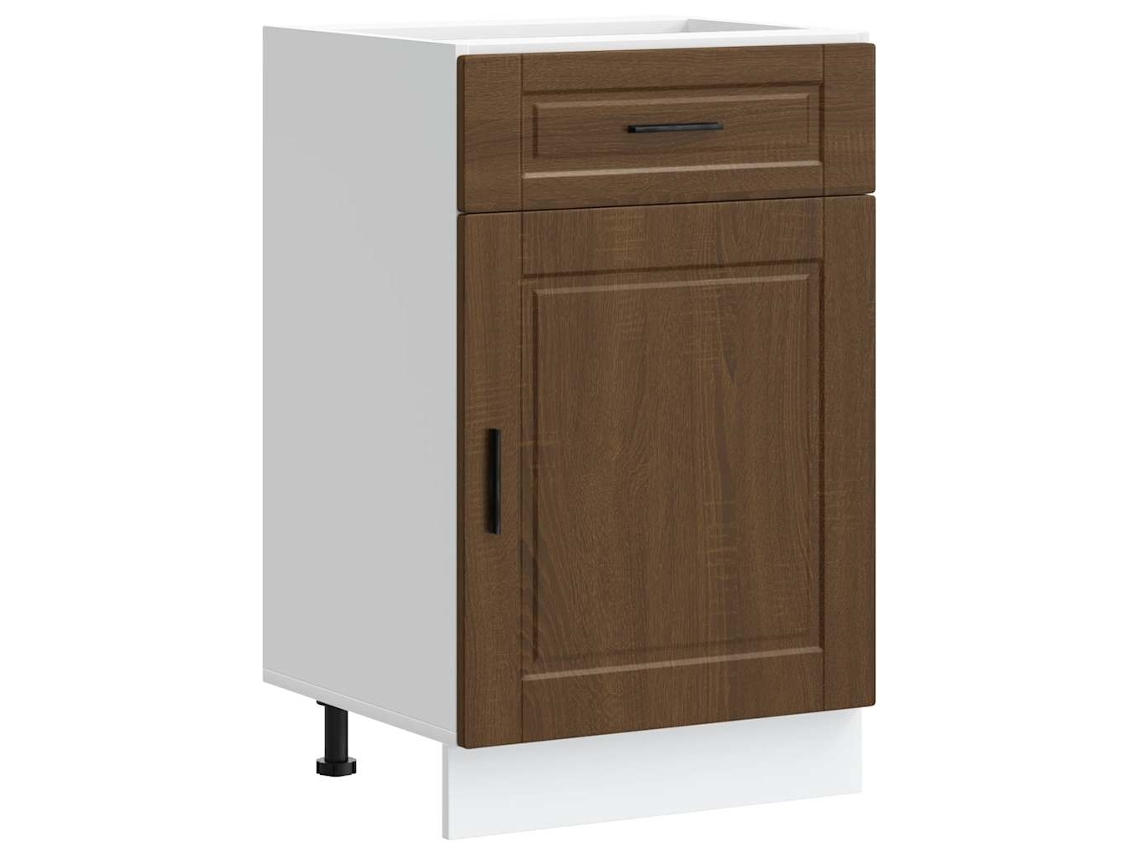 Maison Exclusive - Mueble Bajo De Cocina porto Roble Marrón Madera Reconstituida
