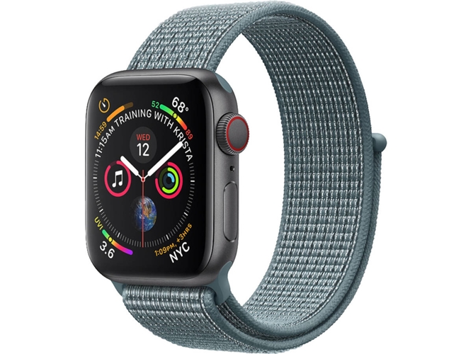 Correa nylon WISETONY Apple Watch Series 4 40mm, Series 3, 2, 1 38mm Verde azul