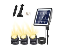 Lámpara Solar De Jardín, Resistente Al Agua, 2200 Mah, Iluminación Paisajística, Iluminación De Senderos, Iluminación De Piscinas Exteriores.
