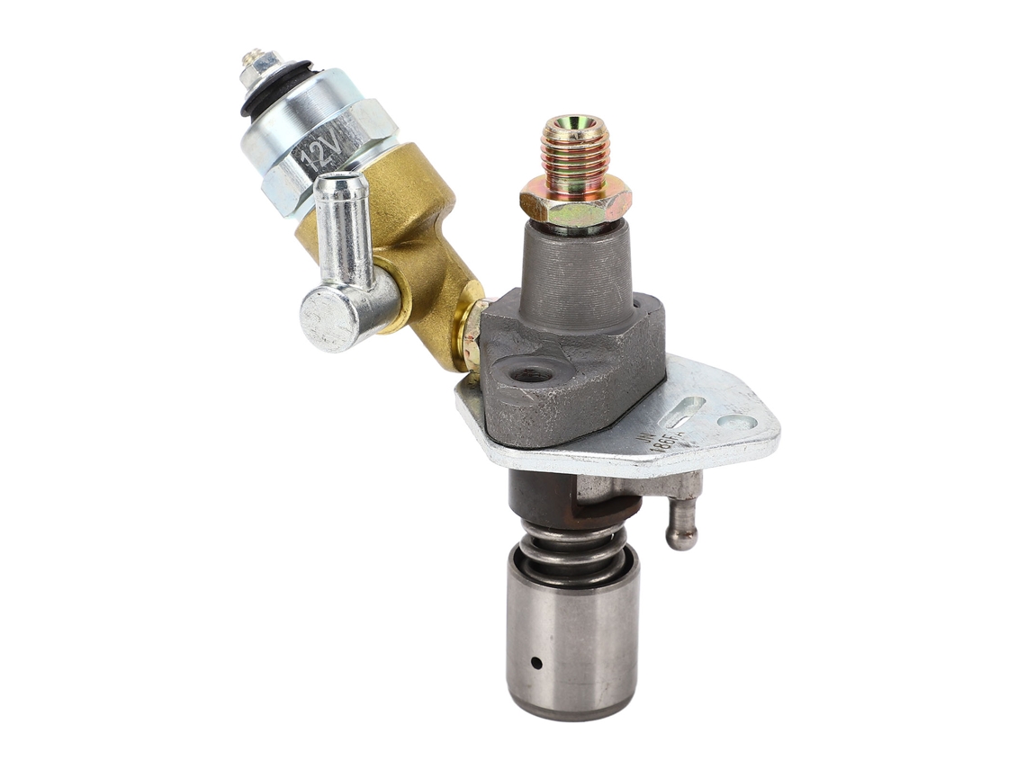 RNEMITERY Bomba de Inyección de Combustible con Válvula Solenoide para Generador Diésel KDE6700T, Reemplazo para 186FA