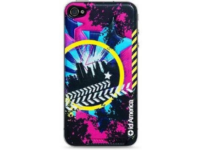 Funda iPhone 4, 4s ID AMERICA Cushi Nueva York Multicolor