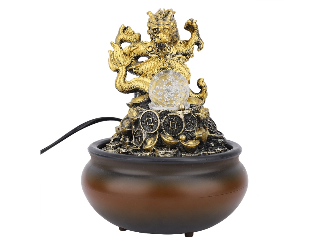Adorno de resina para fuente de agua para Feng Shui