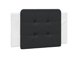 Cojín de noche Zadar en piel sintética blanca y negra EXCLUSIVA DE LA CASA (80 cm)
