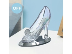 Lámpara 3D Zapatilla de Cristal de Cenicienta (19 cm) Paladone PP12724DP