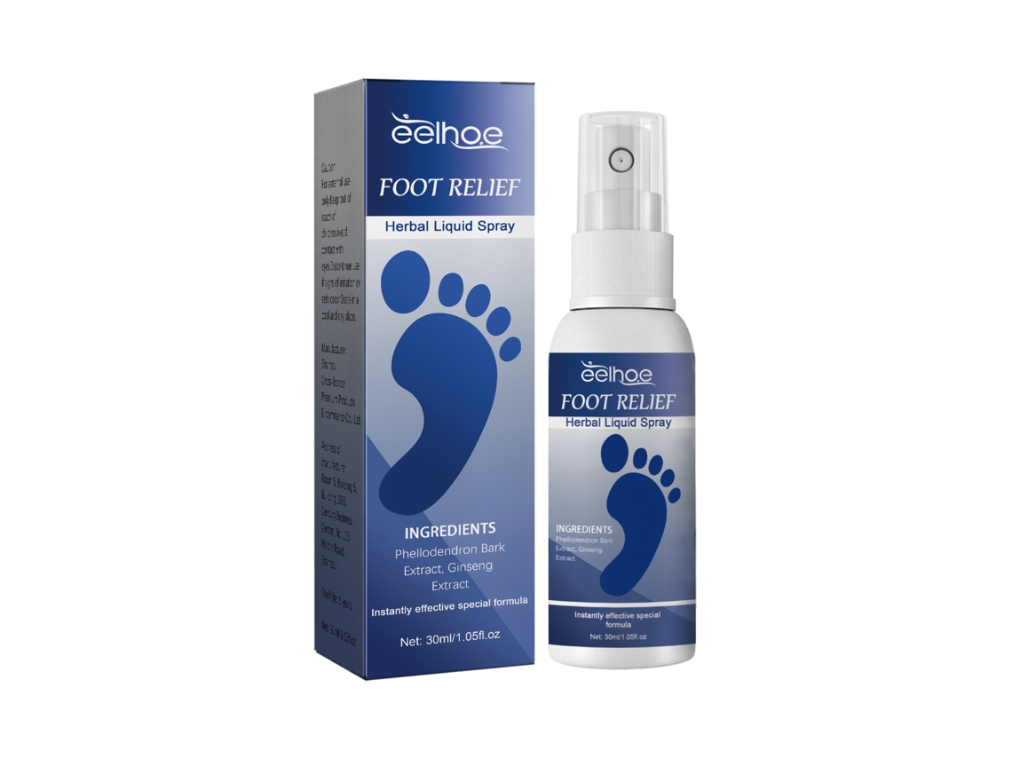 Spray exfoliante para pies con piel muerta, callosidades, antiencrespamiento e hidratante.