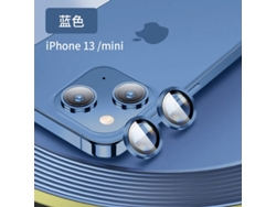 Pack de 2 fundas para iPhone 17 (funda de cristal) con estampado de CD - Azul océano