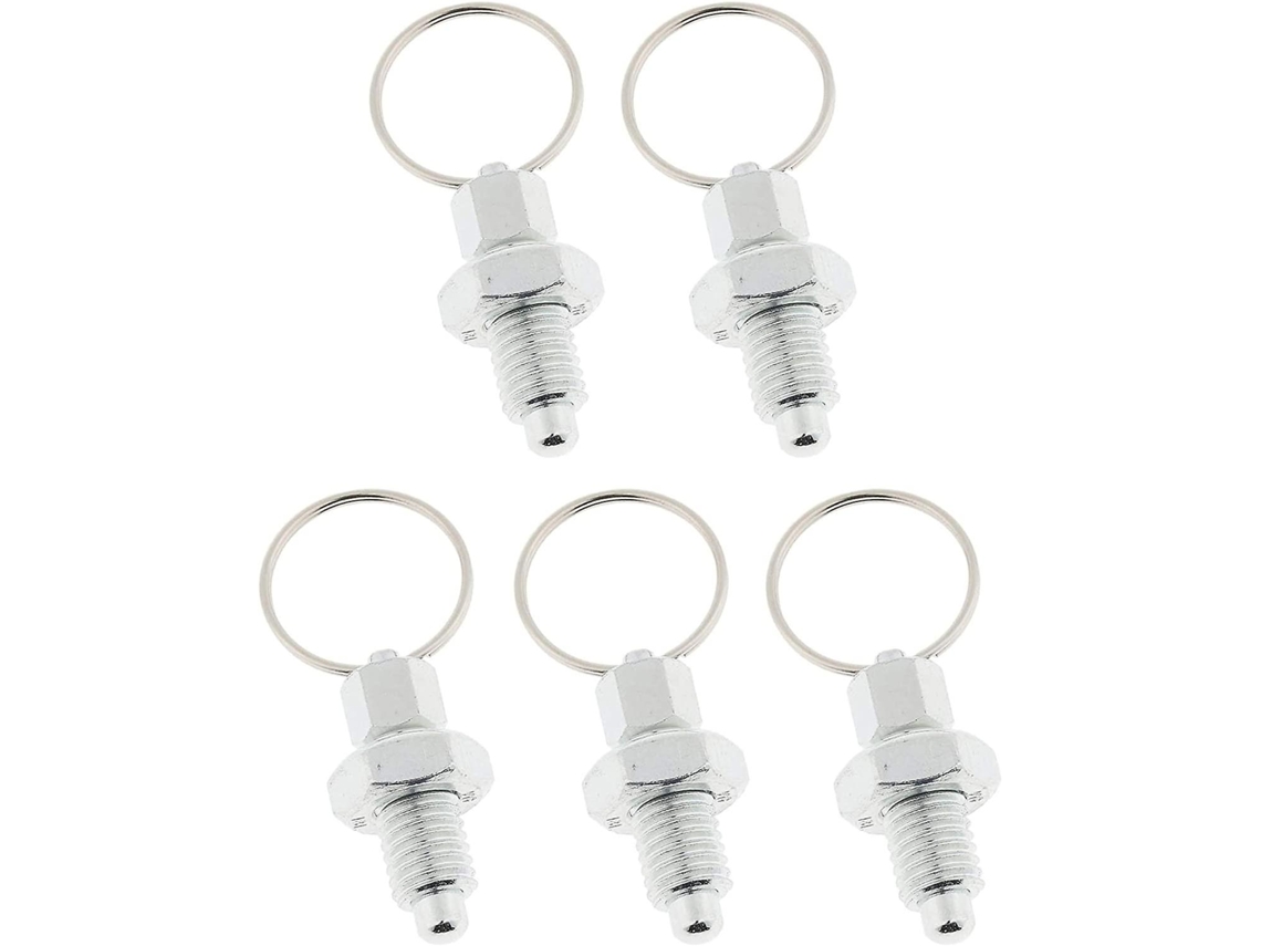 Conjunto De 5 Émbolos Indexadores De Acero Inoxidable Con Anillo De Tracción M8