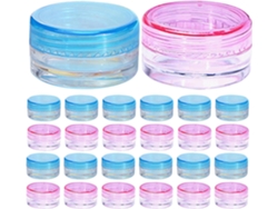 Paquete De 100 Envases De Plástico Vacíos De 5 G Para Crema Facial De Ciieeo, Tamaño Ideal Para Viajes.