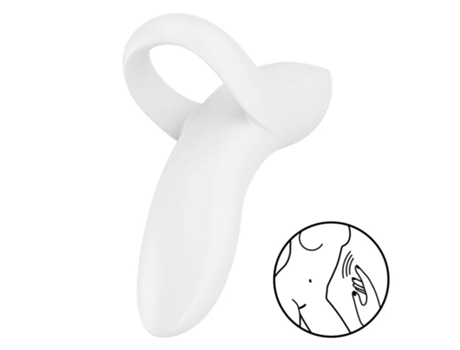 Vibrador De Dedo Amante Bold SATISFYER CONNECT Blanco