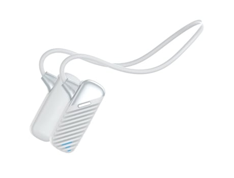 Auriculares Bluetooth Módulo Inalámbrico de Conducción Ósea 5.1 con Tarjeta de Memoria Integrada K6 Blanco