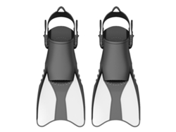 RNEMITERY Aletas para Snorkel, Aletas de Nado Ajustables Tamaño Viaje para Adultos, Unisex, para Hombres, Mujeres y Niños