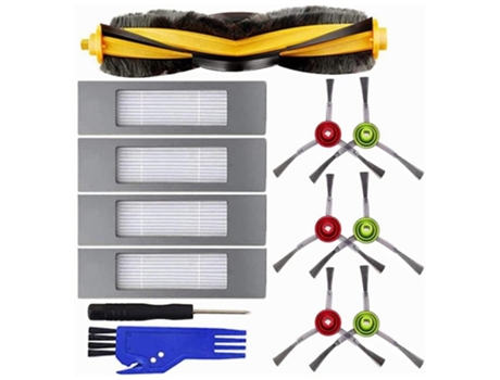 Kit de escovas laterais com filtros de escova de rolo para ecovacs deebot ozmo 920 950