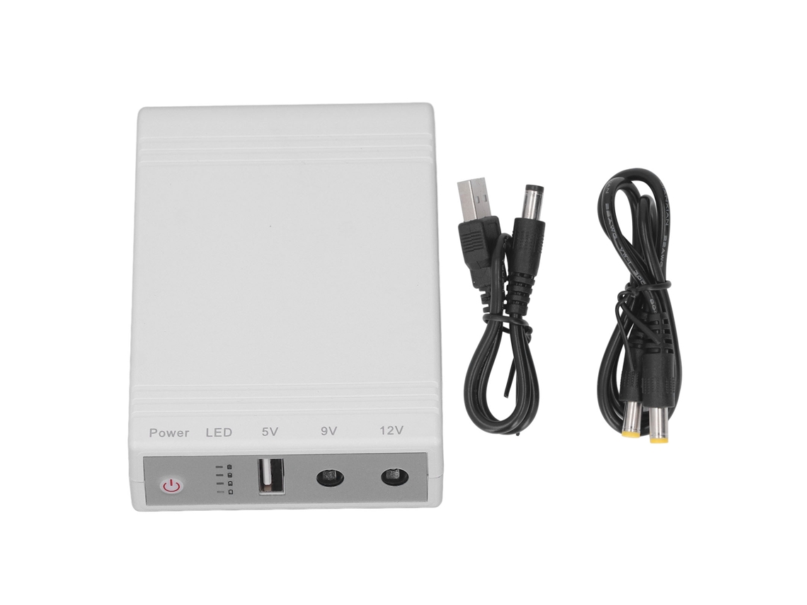 Mini Ups De 10400 Mah, Fuente De Alimentación Ininterrumpida De 5 V/9 V/12 V Para Router Y Cámara Con Batería De Respaldo.