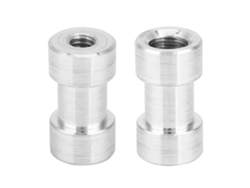 NEVEANCE Adaptador de Aleación de Aluminio 1/4 Hembra a 3/8 Hembra, Soporte para Bombilla Tornillos
