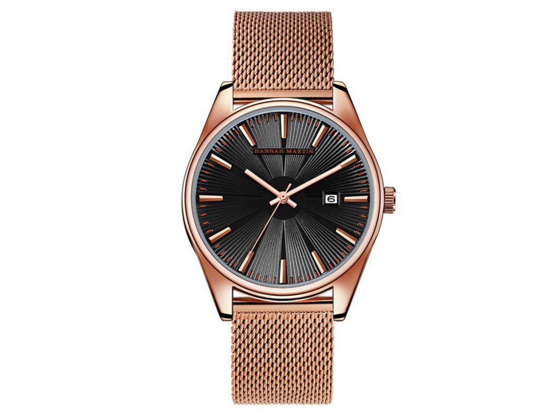 Reloj De Pulsera Hombre Con Cinturón De Malla De Acero Inoxidable Y Cuarzo (ky15-h-wff)