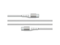 Cable Usb C/Usb C Reforzado 3M - 3A Force Power Blanco FORCE POWER