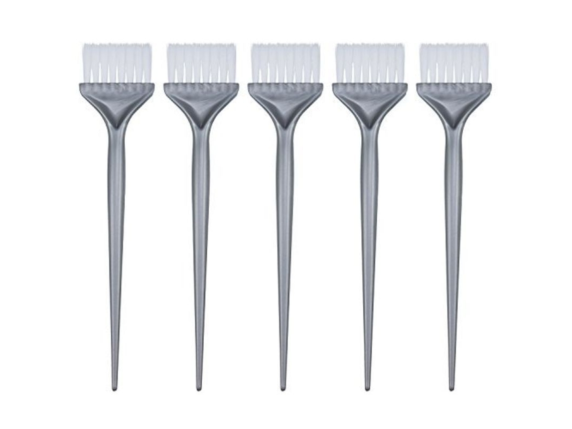 Kit De Brochas Para Teñir El Cabello, 5 Piezas, Herramientas Profesionales Y Caseras Para Teñir El Cabello (gris Plateado)