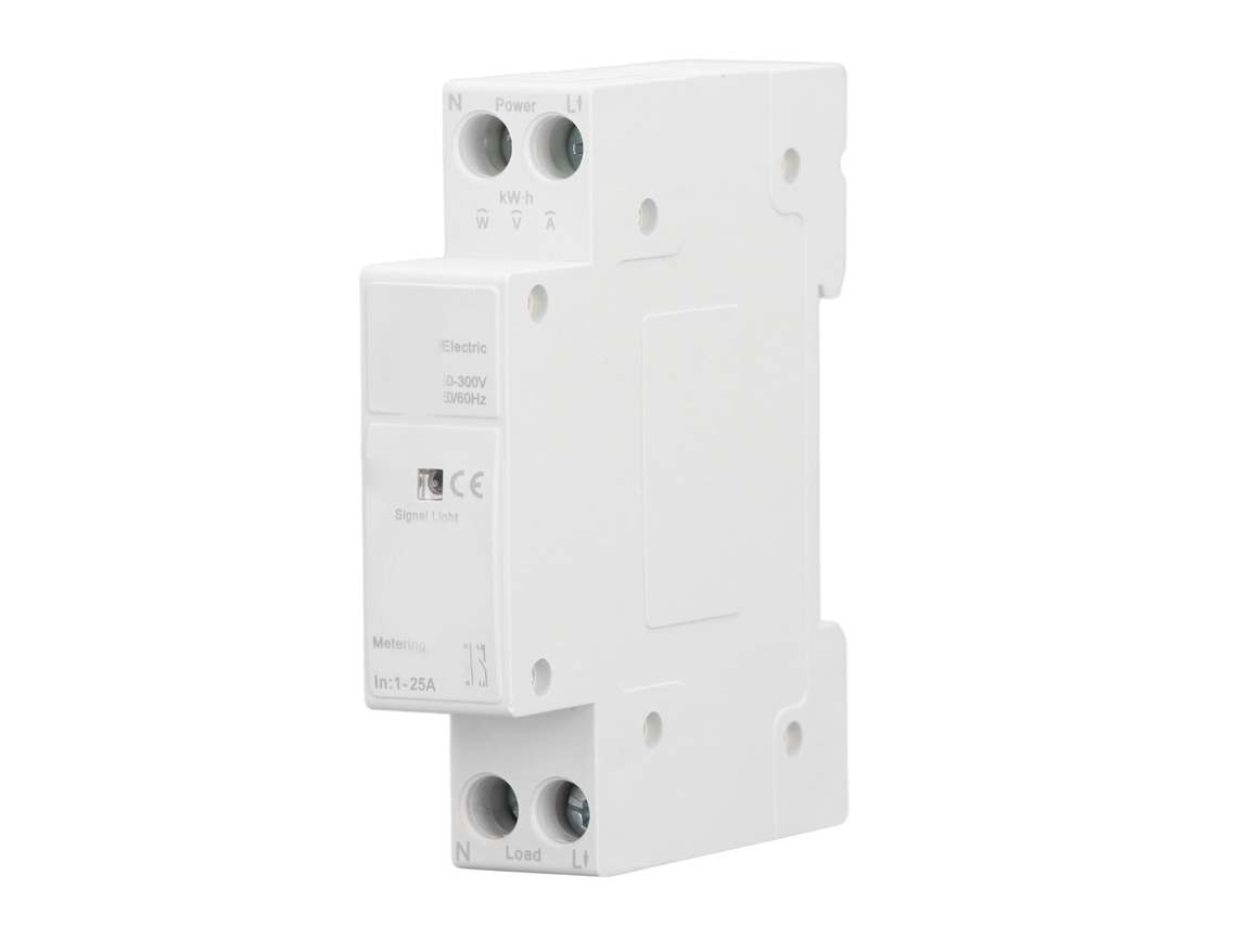 2026velora-interruptor Inteligente De Medida Con Control Remoto App Din Rail 25a Ac90-300v
