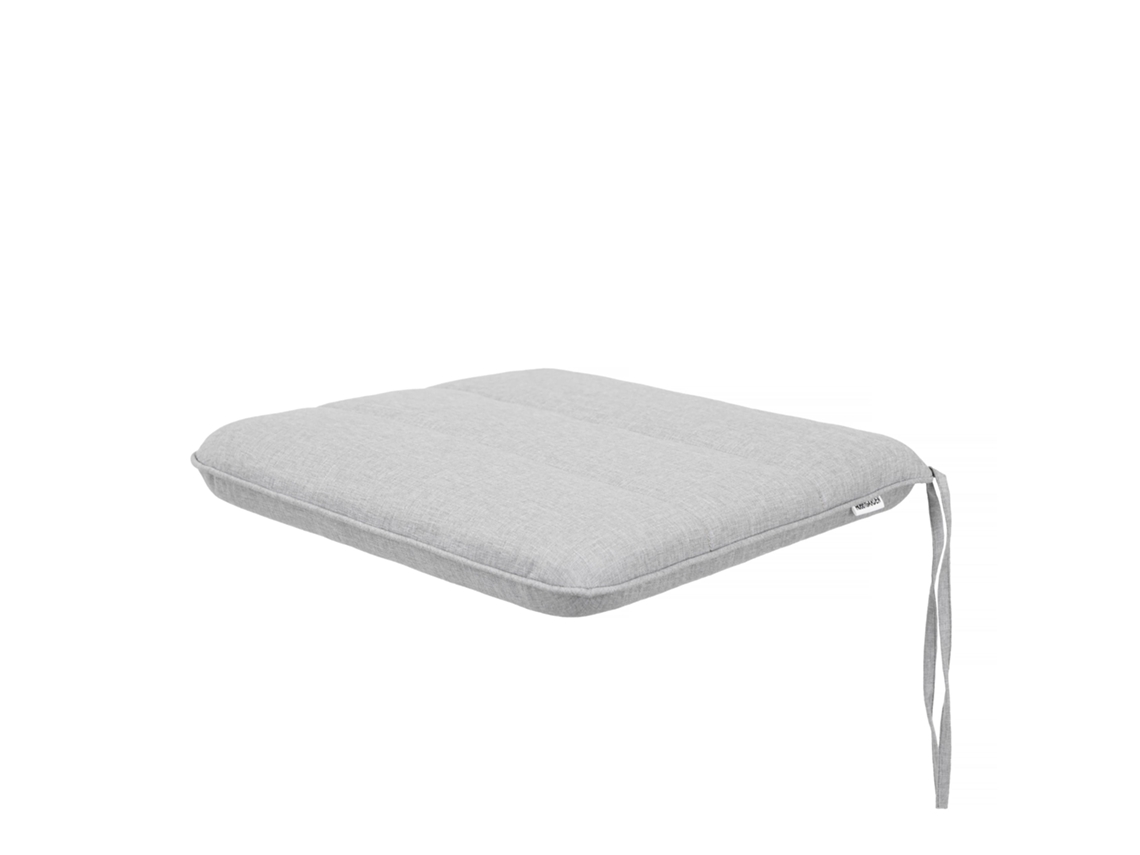 Cojín para Silla de Salón, Cocina, Comedor o Jardín para Interior y Exterior - 1 Pieza 50x43cm -Unilateral - Gris SALES CORE