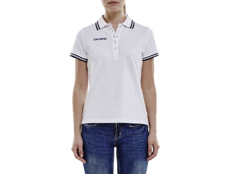 Polo de Mujer SALMING Tenis Algodón Blanco (XL)