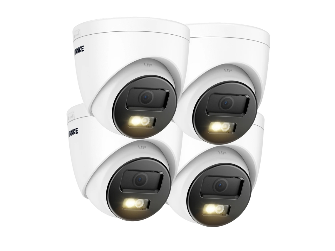 Cámara de seguridad, resolución de 12 MP, luz dual inteligente, clasificación IP67, 4 cámaras C OEM