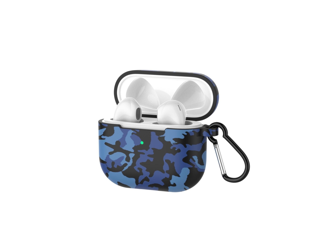Capa De Silicone Para Fones De Ouvido Sem Fio 3 2021 Com Proteção Completa E Carabina Anti-choque