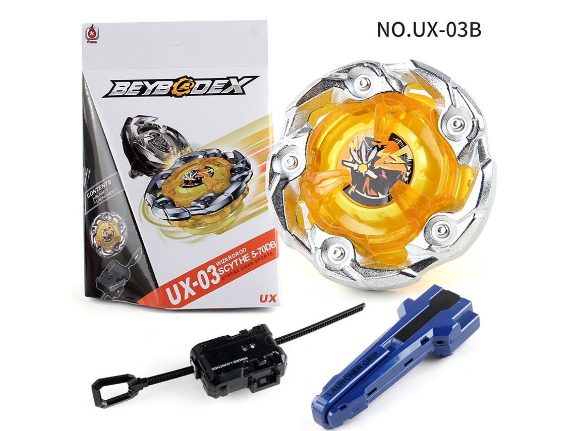 Set de batalla Beyblade mejorado, incluye lanzador, mango y juguete giratorio. Mdug