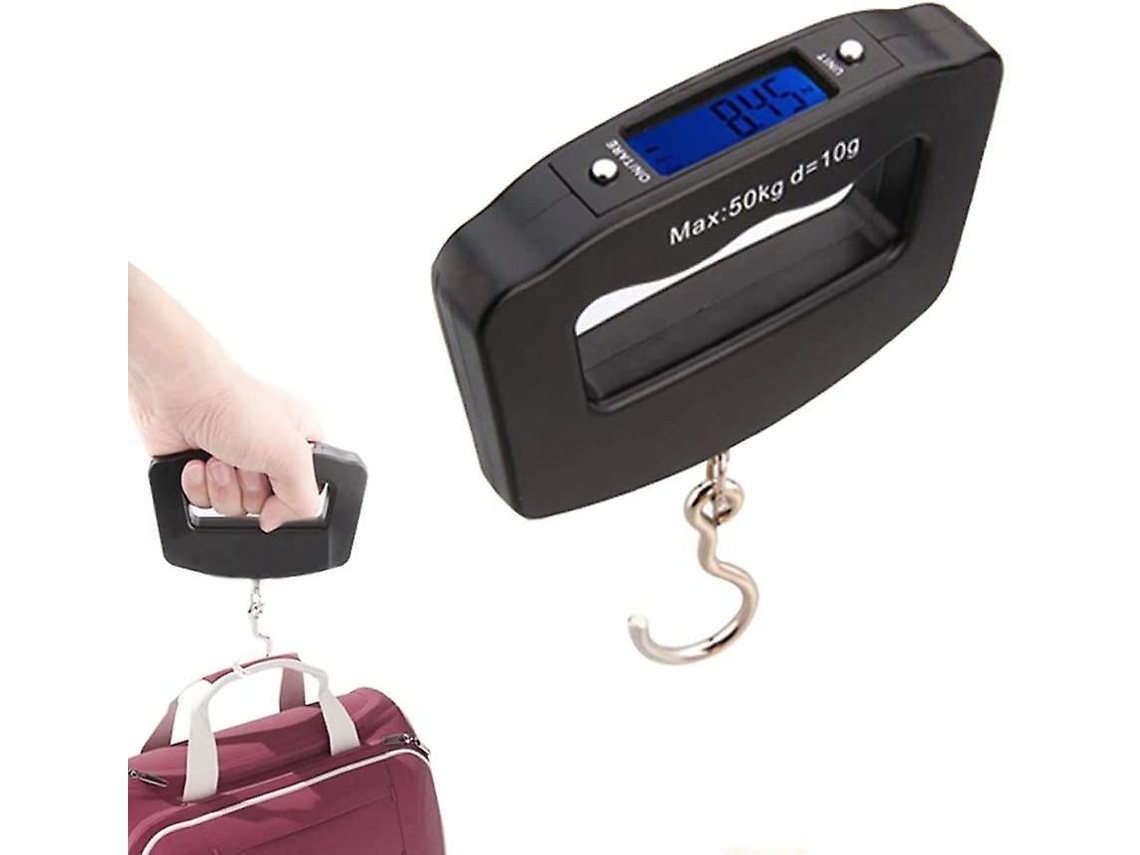 Mini Báscula Portátil Para Equipaje, Báscula Electrónica Digital De 110lb/50kg Gertiz
