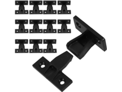 Juego De 12 Clips Frontales Para Muebles De Imitación, Plástico Certificado.