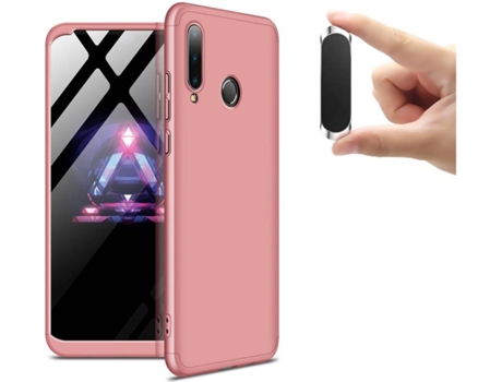 Carcasa y Soporte Huawei P30 Lite Slim armor 360º (Rosa)