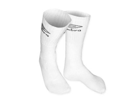 Calcetines para Hombre UMBRO Sports 3 Pares Blanco para Fútbol (XS)