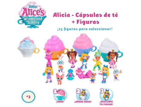 Muñeco FAMOSA Alicia Capsulas De Te + Figuras (Edad Mínima Recomendada: 3años)