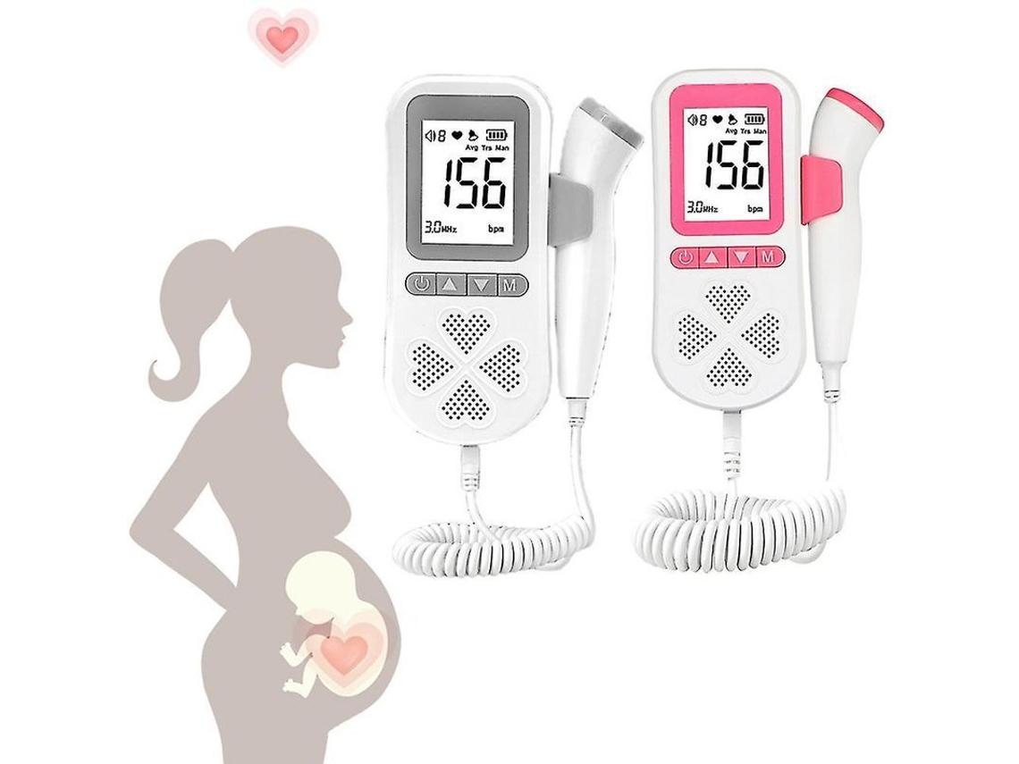 Monitor De Frecuencia Cardíaca Fetal Con Doppler Para Uso Doméstico, Detector De Latidos Del Corazón Del Bebé