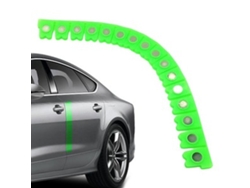 Placa metálica magnética para coche, secado/pulido, curva fija, tira protectora/pulido Zeuxo