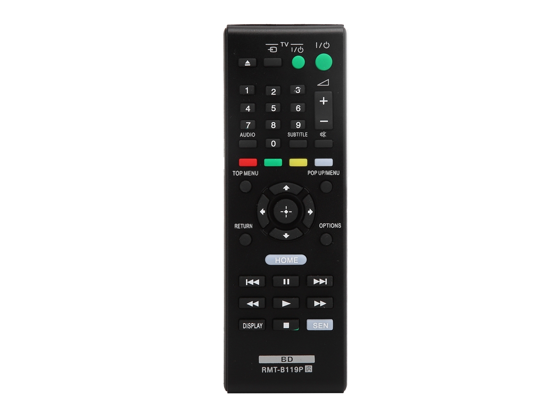 Mando A Distancia De Repuesto Para Reproductores De Dvd Sony Bdp-s5100, Bdp-s490 Y Bdp-s590.