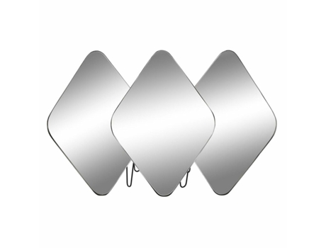 Espejo de pared DKD Home Decor Negro Metal (110 x 6 x 70 cm)