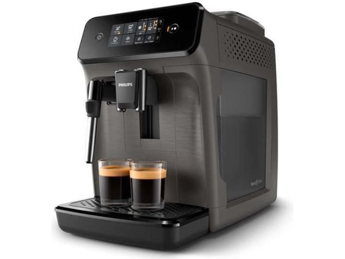 PHILIPS Ep1224 Máquina de Café Expresso con Moedor Interface Led de Un Toque Descalcificação Automática 15 Barras