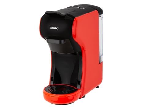 Cafetera de Cápsulas SOGO CAF-SS-5675-R Rojo