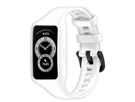Correa Huawei Band 7 / 6 Pro / 6 / Honor Band 6 Silicona Flexible Blanco AVIZAR