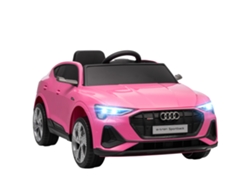 Coche Eléctrico Infantil 12v Mando 2.4g Mp3 Usb Música Luces Rosa