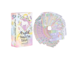 78 Cartas De Tarot De Animales De Cristal, Baraja De Adivinación En Papel Plastificado En Inglés