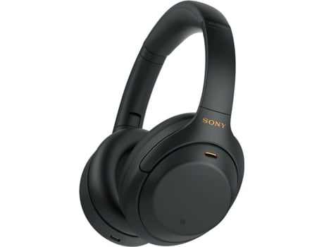 Auriculares Bluetooth Multipoint SONY WH 1000XM4 (Over Ear - Micrófono - Noise Cancelling - Negro)