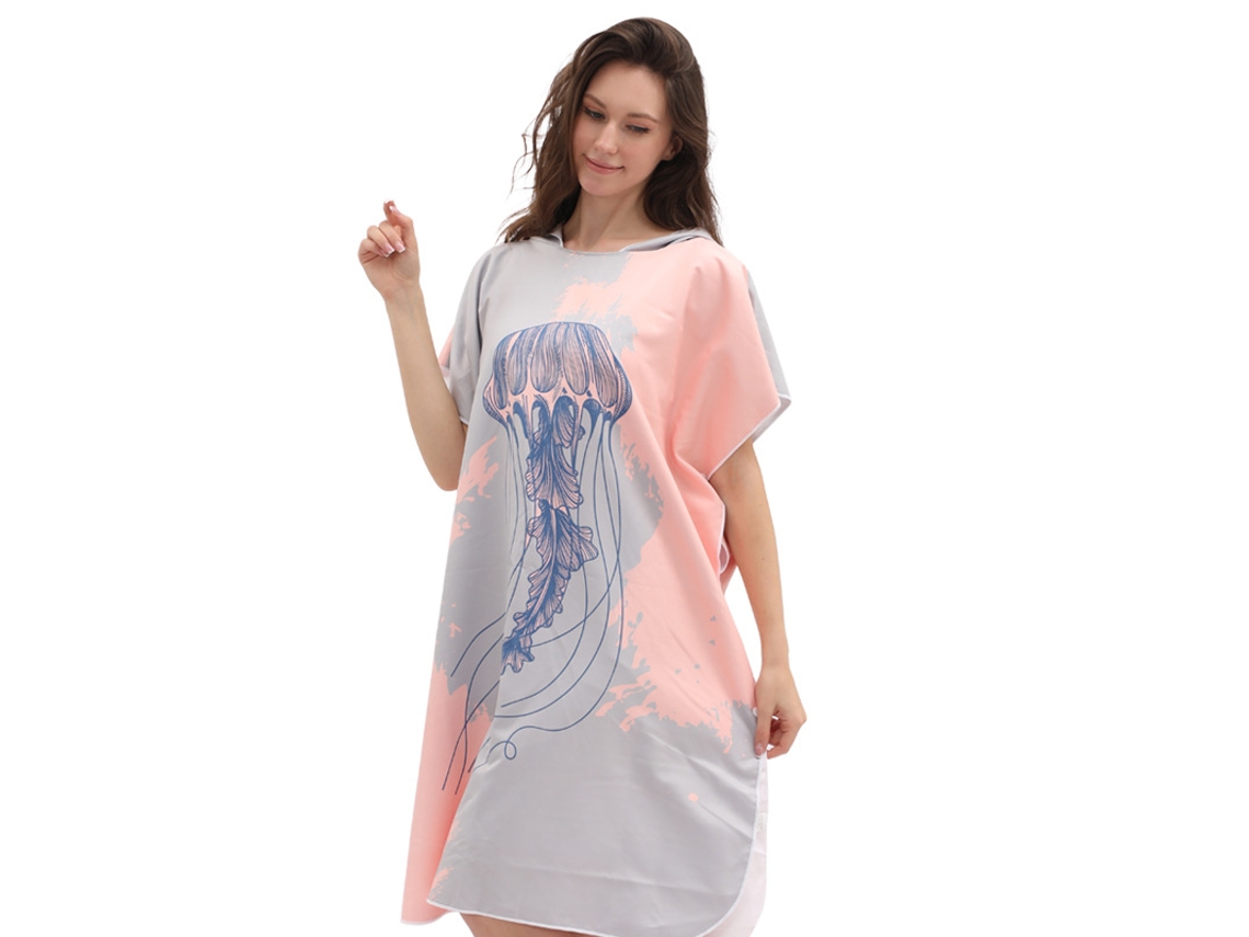 Toalla De Playa Con Capucha Tipo Poncho, De Secado Rápido Para Cambiarse De Ropa (estilo 15) Czhhmart