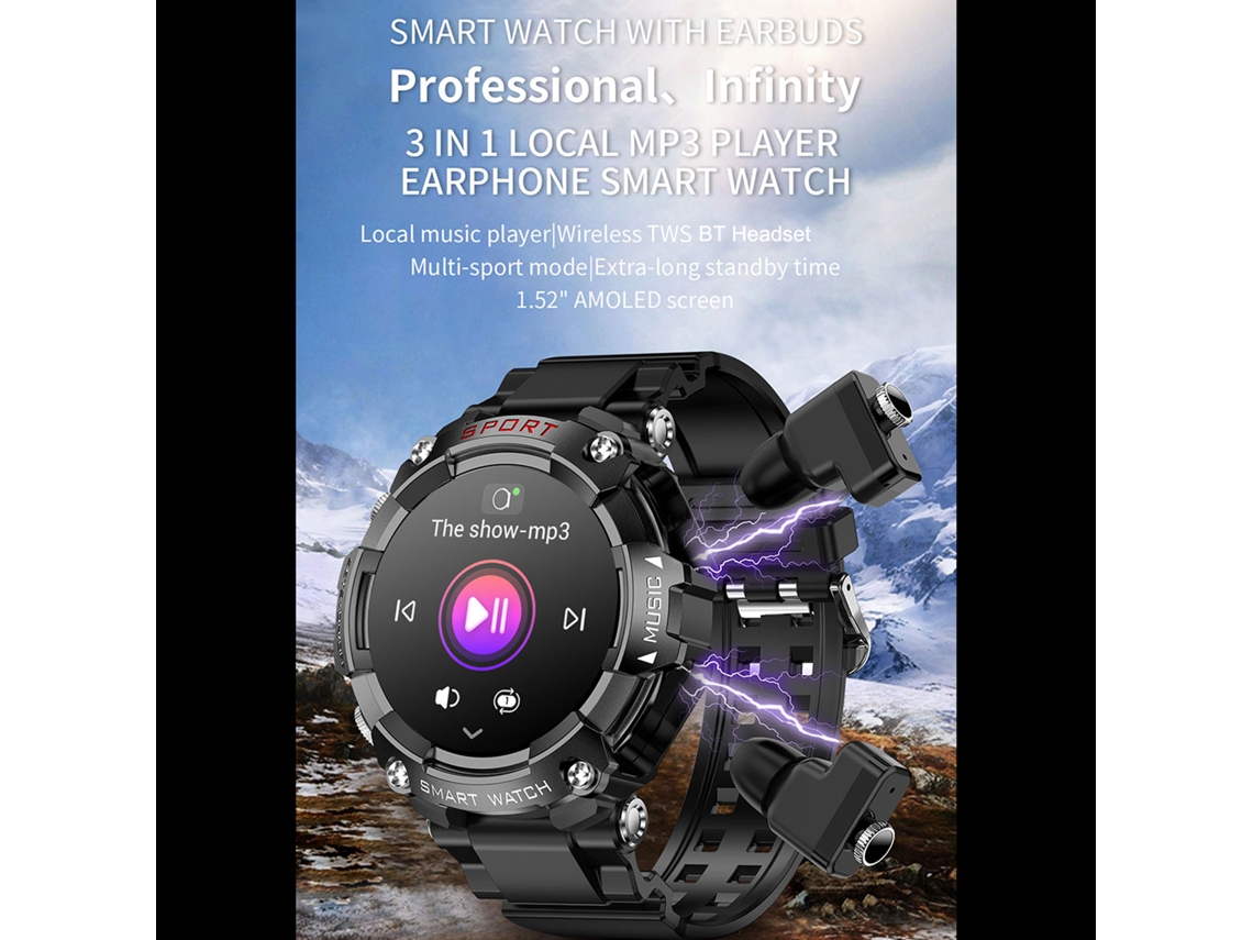 Pulsera Inteligente, Reloj Deportivo, Monitor De Salud, Resistente Al Agua Ip67, Pantalla Táctil Completa Para Android E Ios