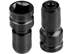 Adaptador De Herramienta De Impacto, 1/2" Cuadrado A 1/4" Hexagonal, Para Llave De Impacto Y Portabrocas, 2 Piezas