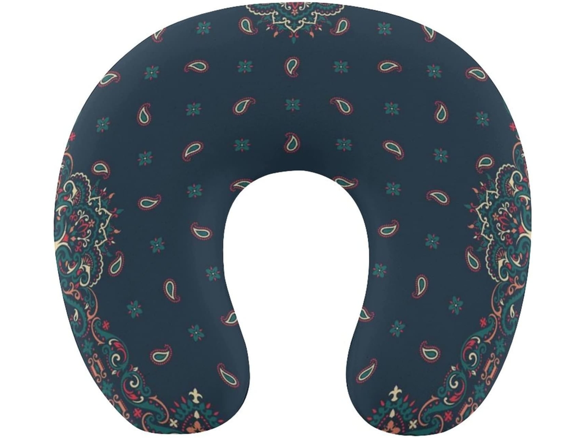 Almohada Viaje Cuello: Lavable Espuma Viscoelástica Viscoelástica Fácil Relajación Cómodos Familia.brfácil